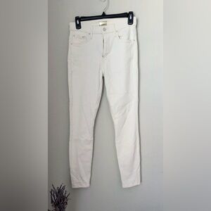 MOTHER The Looker Women's High Waisted Skinny Jeans in Whipping the Cream